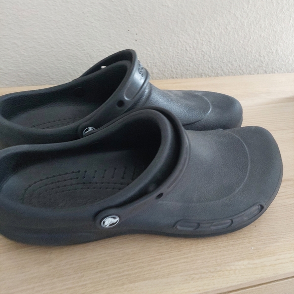 CROCS Bistro Black Work Clogs Men's Size 11 - Picture 6 of 6